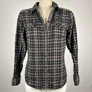 💕 Columbia Plaid Women's Button-Up Shirt S